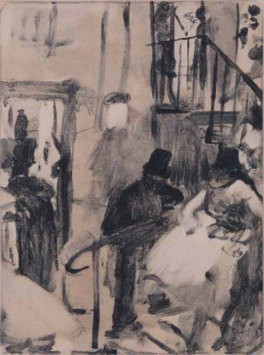 EN CONVERSATION , DEGAS Edgar ( d'aprés ) (1834-1917)