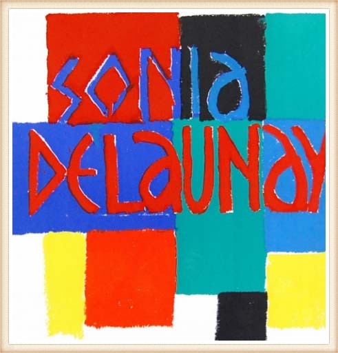 COMPOSITION - DELAUNAY Sonia (1885 - 1979) - Lithographie