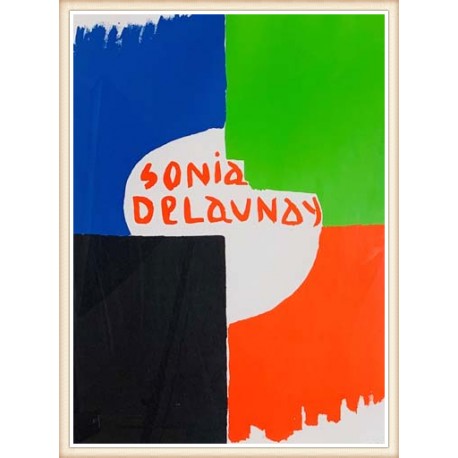 COMPOSITION - DELAUNAY Sonia (1885 - 1979) - Lithographie
