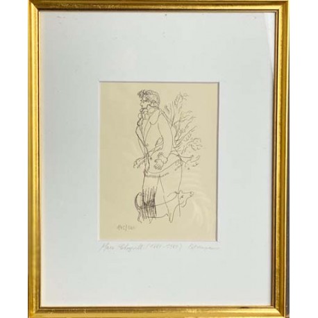 MONSIEUR LÉGER DE FRASCATI - CHAGALL Marc (d’après ) (1887 - 1985) - Estampe