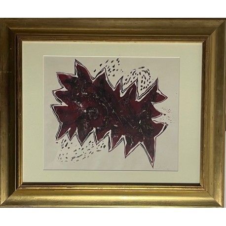 COMPOSITION - ECOLE MODERNE (XXème siècle) - Lithographie