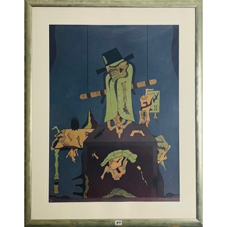 PERSONNAGE FANTASTIQUE - CAMACHO Jorge (1934 - 2011) - Lithographie