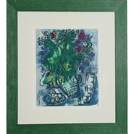 BOUQUET VERT - CHAGALL Marc (d’après ) (1887 - 1985) - Estampe