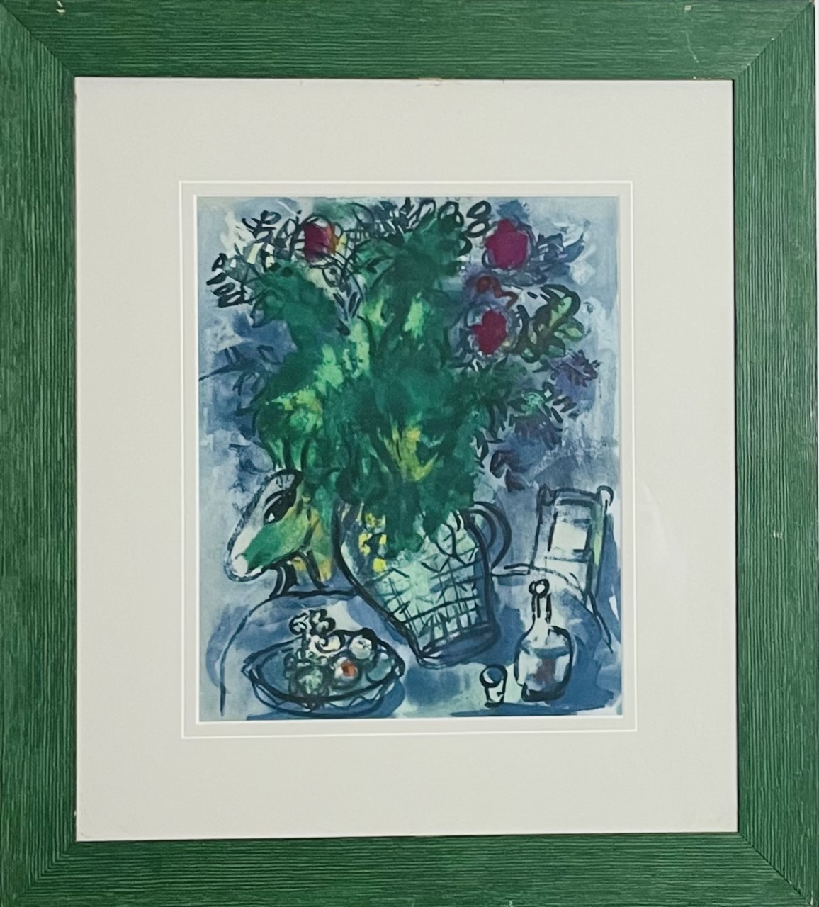 BOUQUET VERT - CHAGALL Marc (d’après ) (1887 - 1985) - Estampe