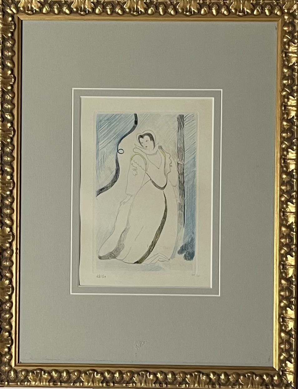 LA PRINCESSE - LAURENCIN Marie (1883 - 1956) - Gravure