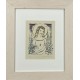 LA JEUNE FILLE AU CHAPEAU - TOUCHAGUES Louis (1893 - 1974) - Lithographie