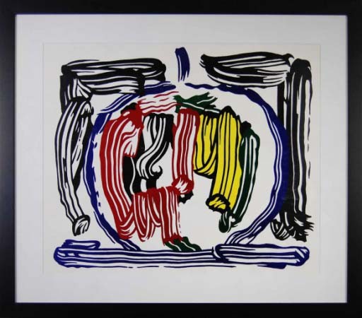 COMPOSITION - LICHTENSTEIN Roy (1923 - 1997) - Sérigraphie