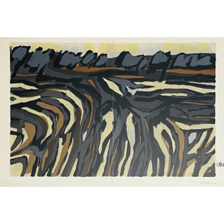 COMPOSITION - UBAC Raoul (1910 - 1984) - Lithographie