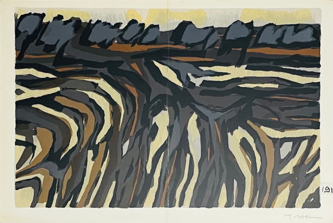 COMPOSITION - UBAC Raoul (1910 - 1984) - Lithographie