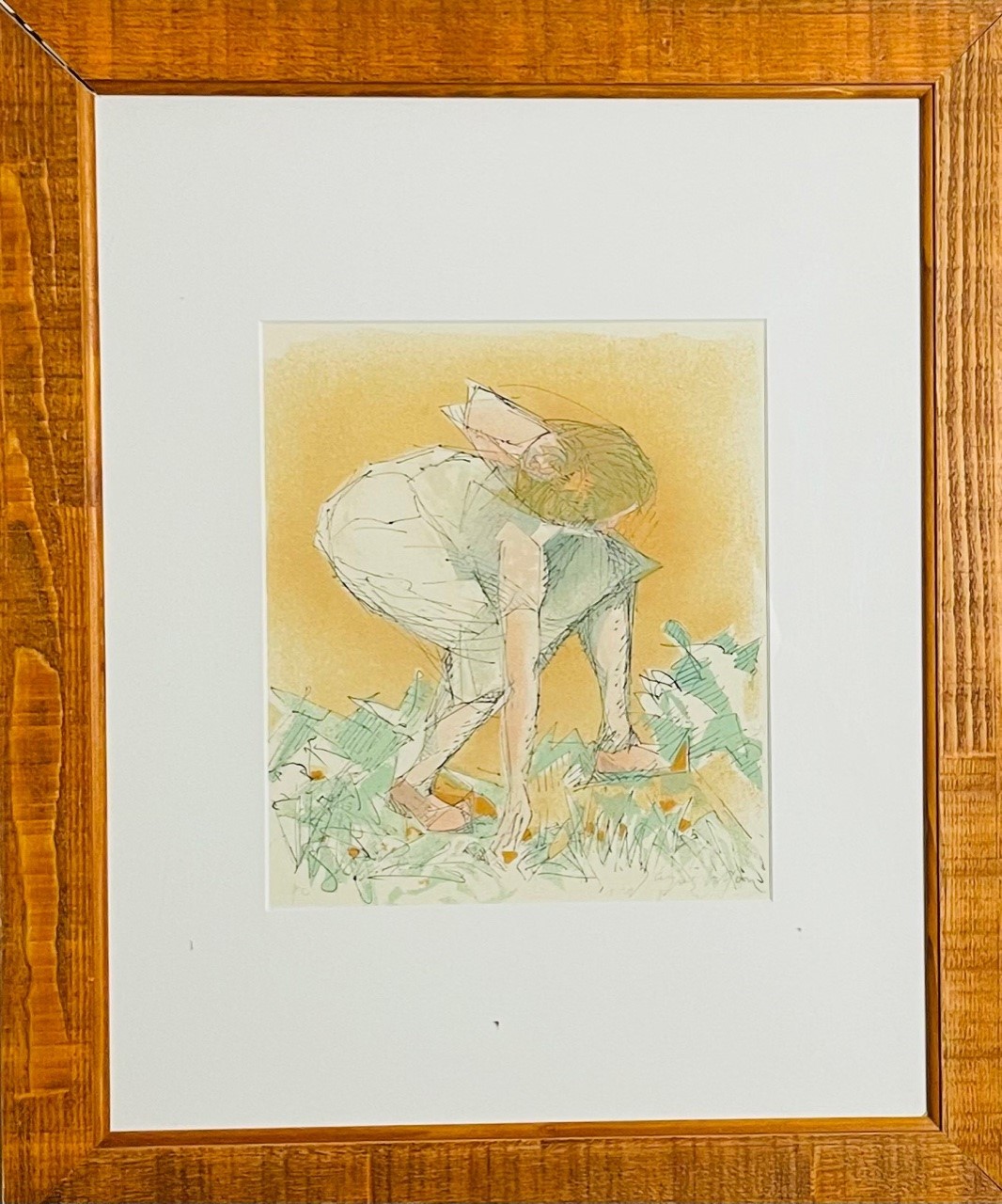 LE RAMASSAGE - VILLON Jacques (1875 - 1963) - Lithographie