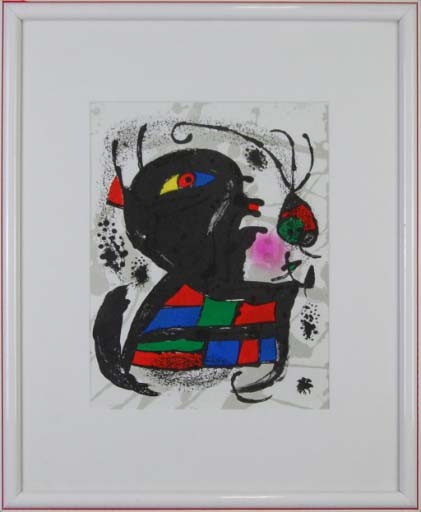 COMPOSITION - MIRO Joan (d'après) (1893 - 1983) - Lithographie