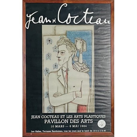 AUTOPORTRAIT - COCTEAU Jean (D'après) (1889 - 1963) - Affiche