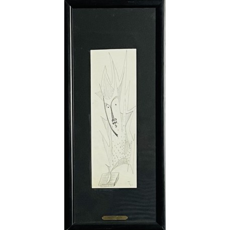 COMPOSITION - CADORET Michel (1912 - 1985) - Dessin