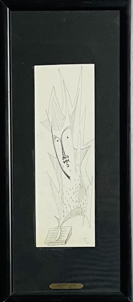 COMPOSITION - CADORET Michel (1912 - 1985) - Dessin