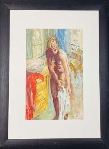 NU À SA TOILETTE - FORSTER Nadine (1931- ) - Lithographie