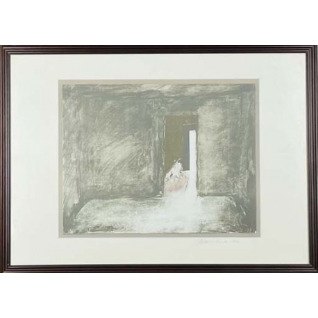 INTERIEUR - BOTTET Nicole (1942- ) - Lithographie