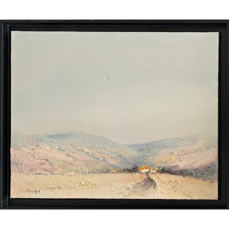 PAYSAGE - LAMARQUE Louis (1918-1991) - Huile sur toile