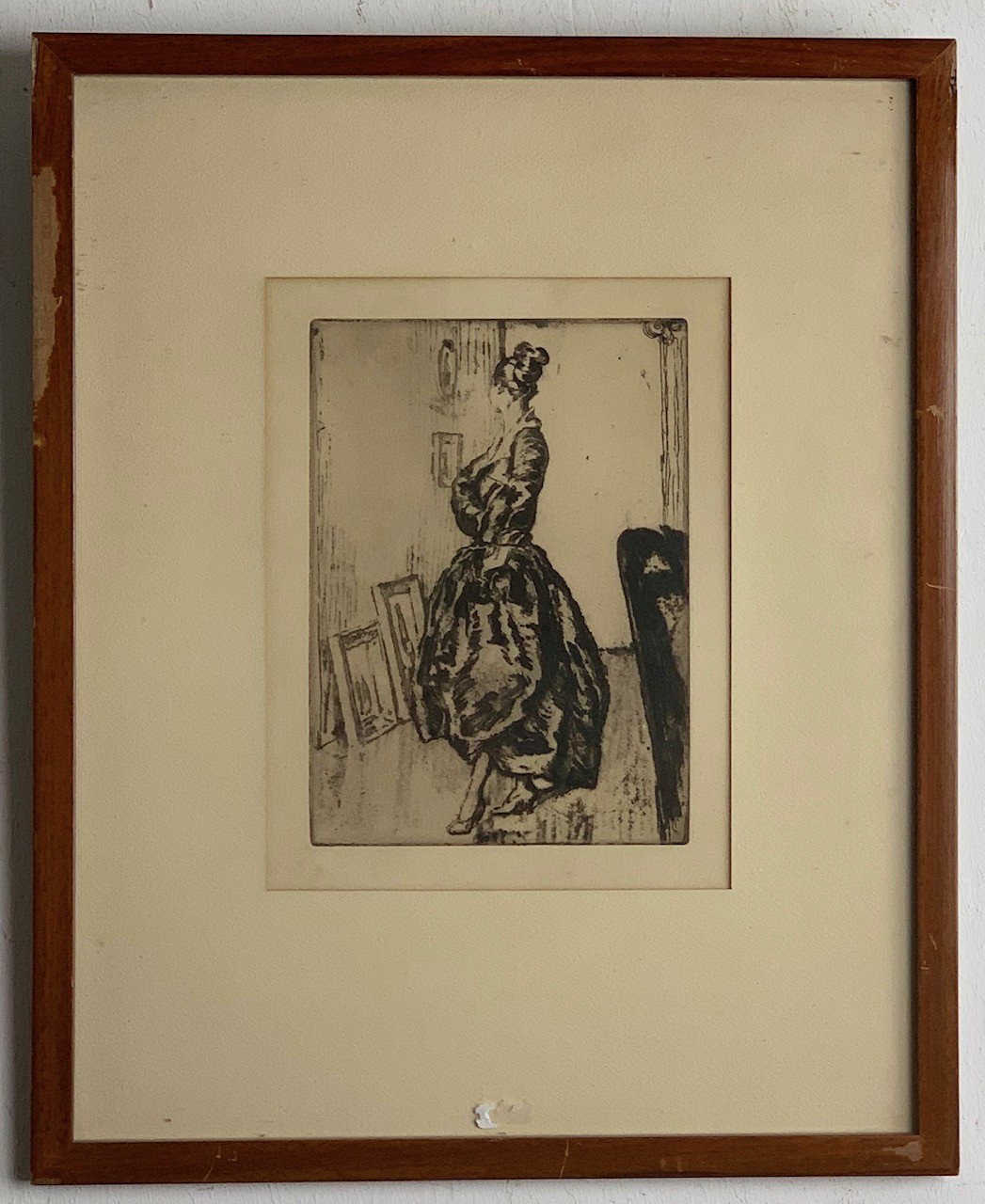 L’ACCROCHAGE EN GALERIE - ECOLE MODERNE (XXème siècle) - Gravure