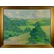 CHEMIN DE TRAVERSE EN VALLEE DE LA VIRE - PERADON Pierre-Edmond (1893 - 1981) - Huile sur panneau