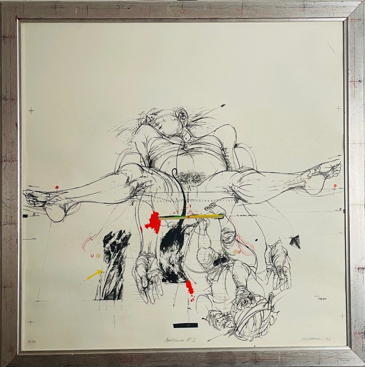 NAISSANCE N°2 - VELICKOVIC Vladimir (1935- ) - Lithographie