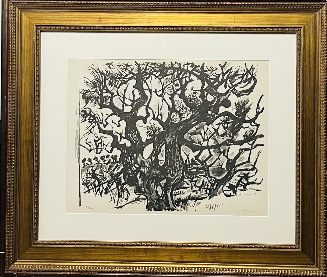 ARBRES - PIGNON Edouard (1905 - 1993) - Lithographie