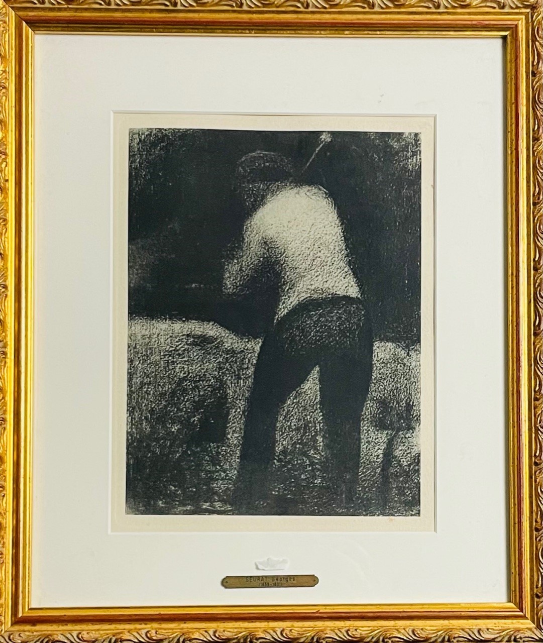 LE CASSEUR DE PIERRES (1882-1883) - SEURAT Georges (1859 - 1891) - Héliogravure