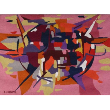 COMPOSITION - SCHURR Claude (1921 - ) - Tapis