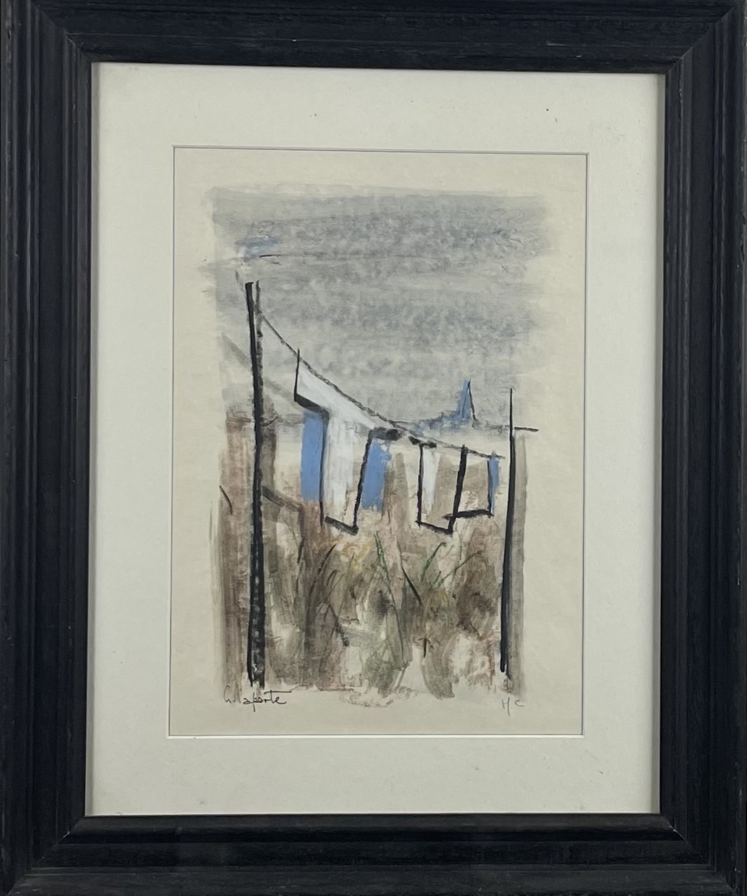 LINGE AU SOLEIL - LAPORTE Georges (1926 - 2000) - Lithographie