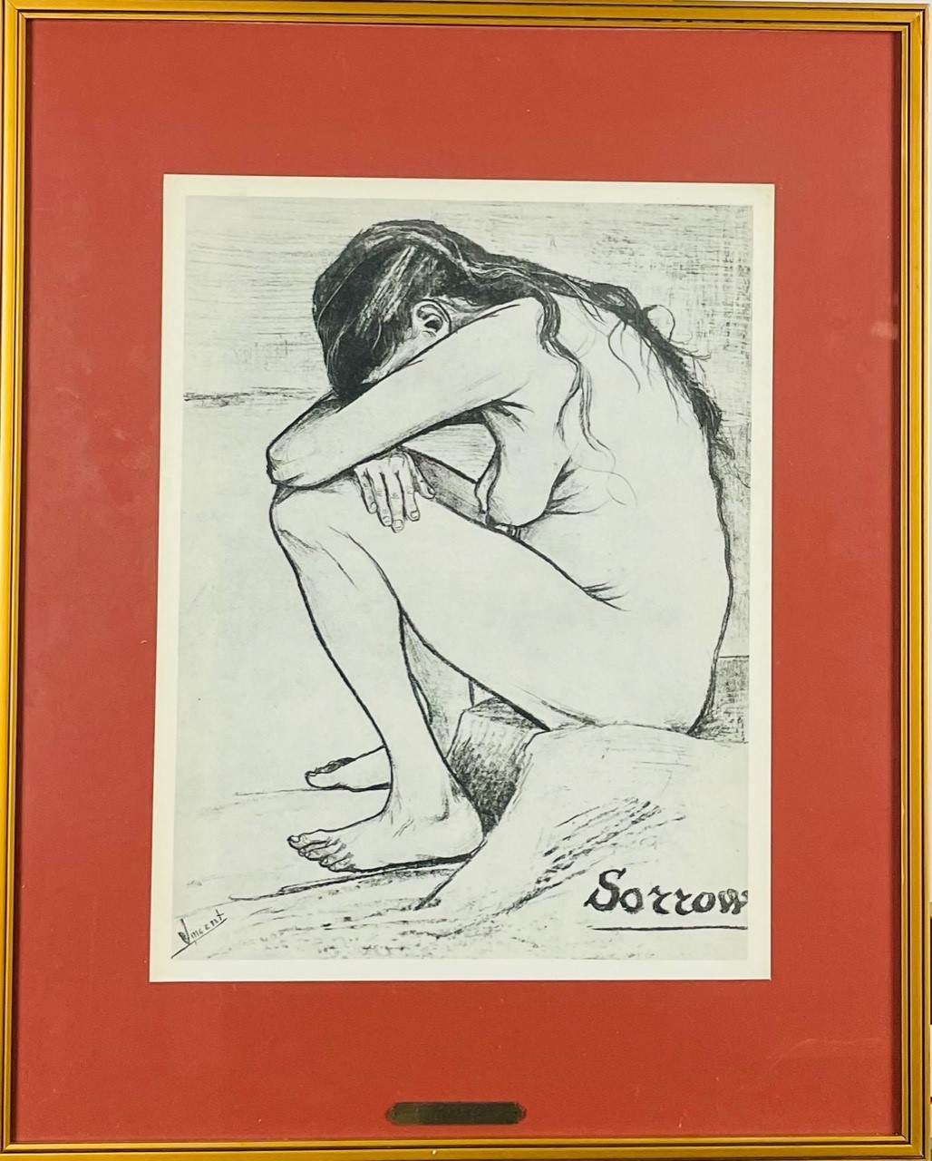 SORROW - VAN GOGH Vincent (D'après) (1853 - 1890) - Héliogravure