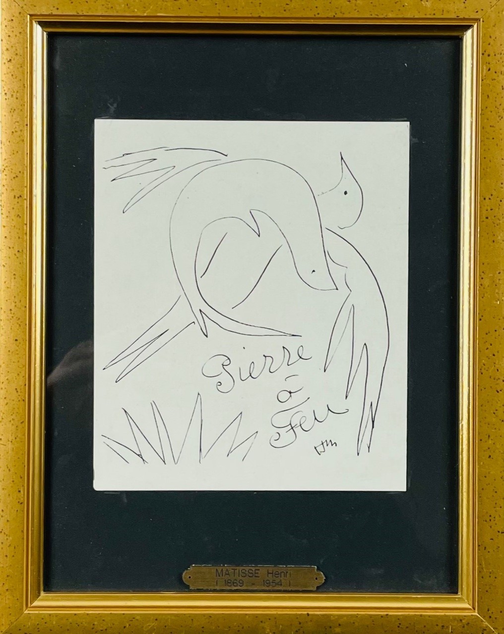 PIERRE À FEU - MATISSE Henri ( d'aprés ) (1869 - 1954) - Lithographie