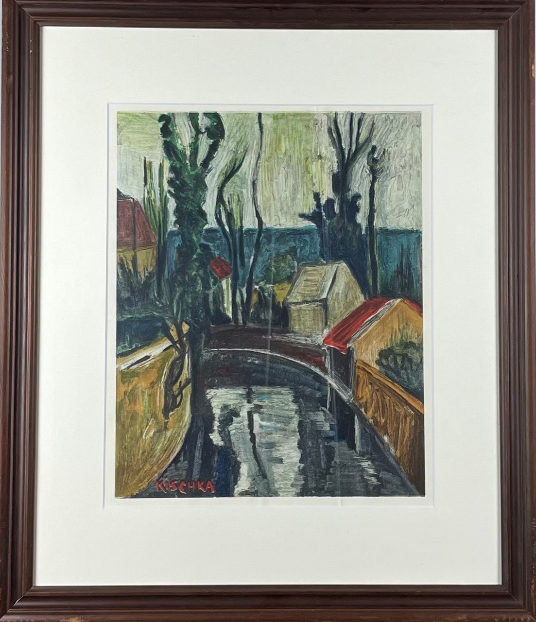 LE PONT - KISCHKA Isis (1908 - 1974) - Lithographie