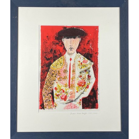 LE TOREADOR - VERNET-BONFORT Robert ( 1934-2017) - Lithographie