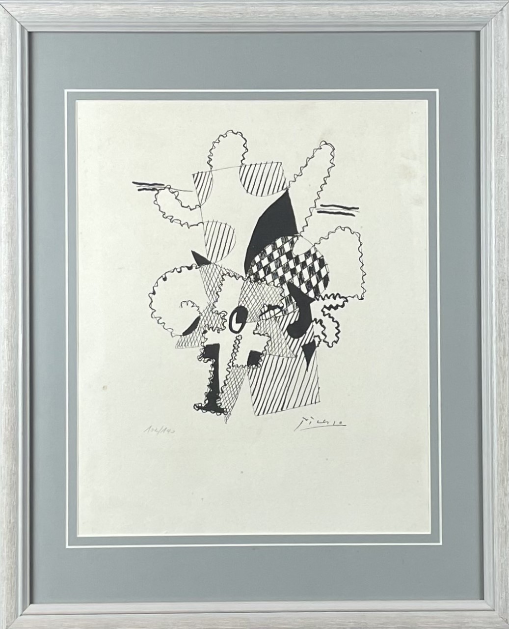 HÉLÈNE CHEZ ARCHIMEDE - PICASSO Pablo (d'aprés) (1881 - 1973) - Lithographie