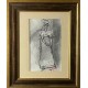 JEUNE FILLE EN COSTUME REGIONAL - BEZOMBES Roger (1913 - 1994) - Estampe
