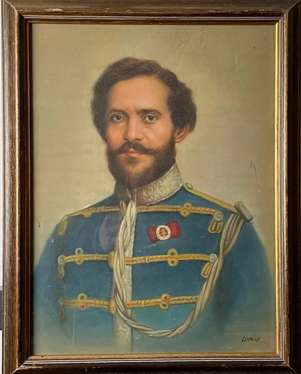 PORTRAIT D’OFFICIER - ECOLE MODERNE (XXème siècle) - Estampe