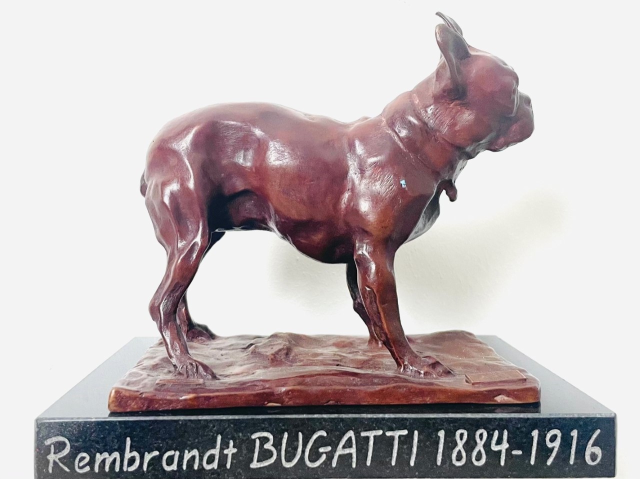 BOULEDOGUE FRANCAIS petit modèle - BUGATTI Rembrandt (d'après) (1884 - 1916) - Bronze à la cire perdue