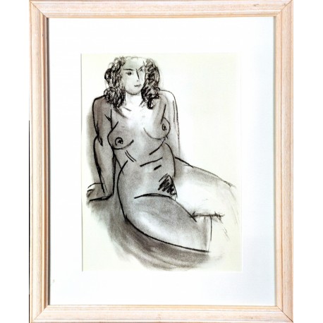 NU - MATISSE Henri ( d'aprés ) (1869 - 1954) - Lithographie