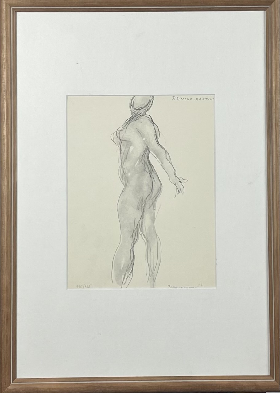NU - MARTIN Raymond (1910-1992) - Lithographie