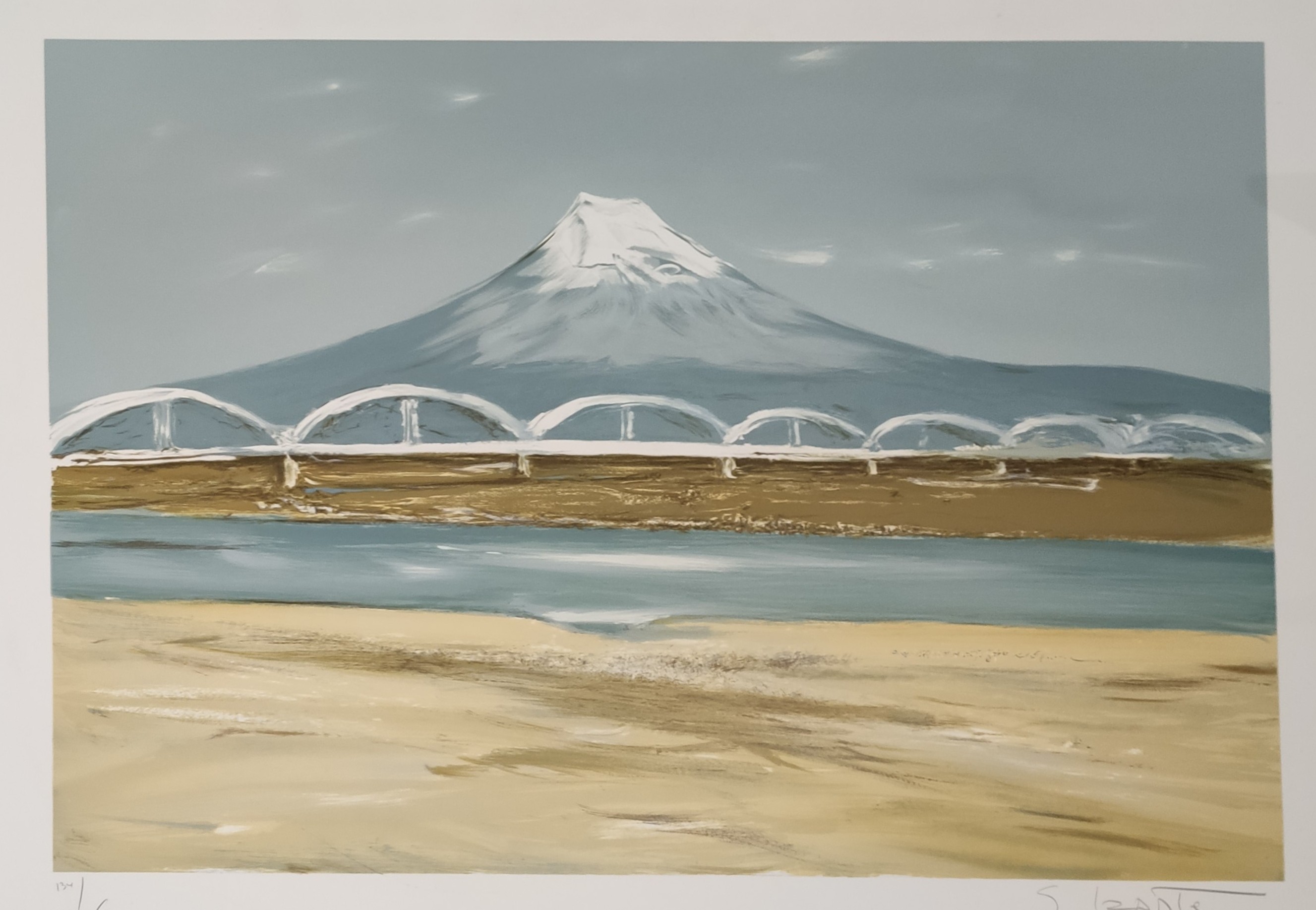 FUJI YAMA - LAPORTE Georges (1926 - 2000) - Lithographie