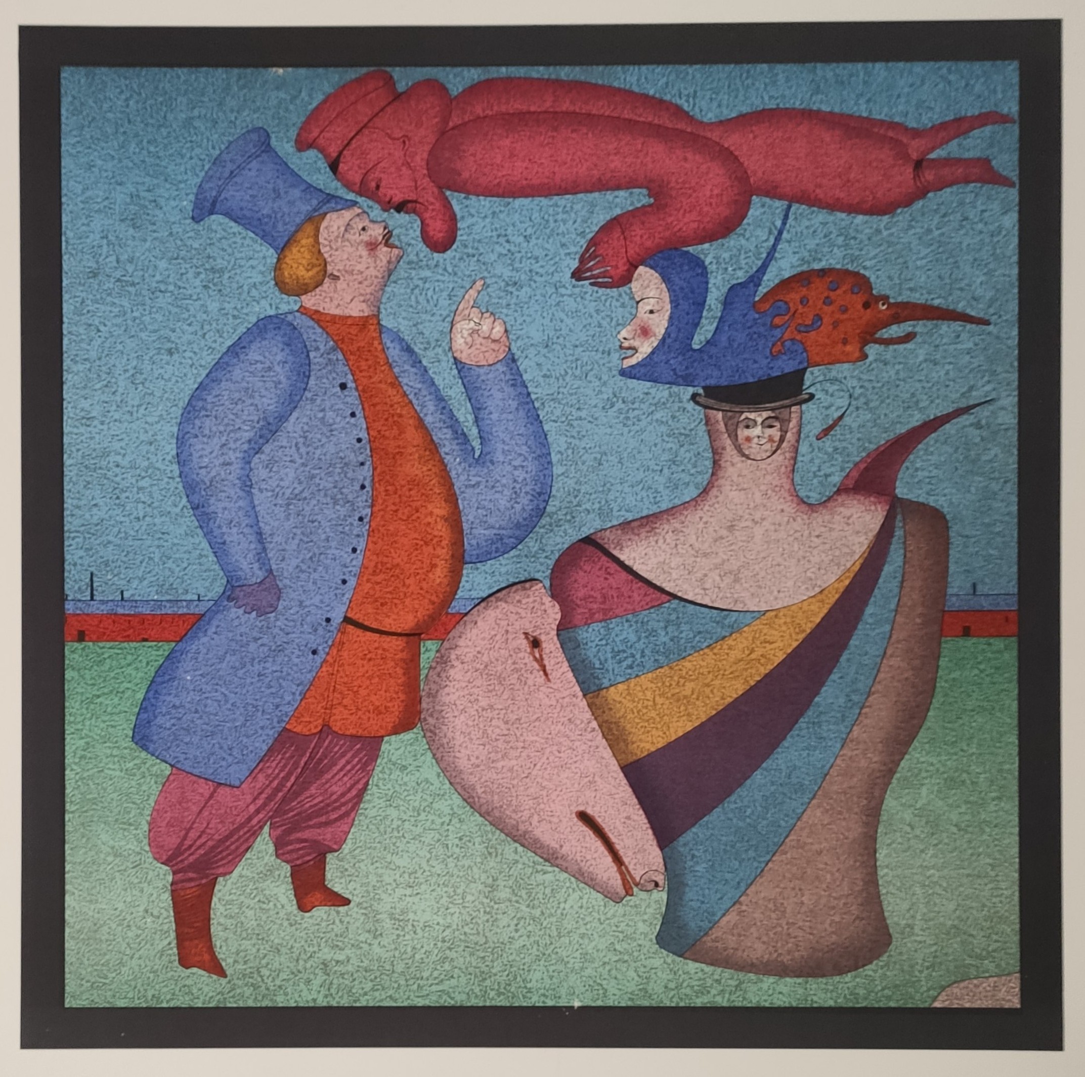 PERSONNAGES - CHEMIAKINE Michael (1943 - ) - Lithographie