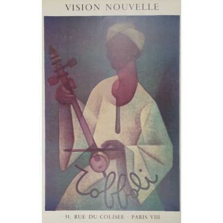 CHANTEUR AFRICAIN - TOFFOLI Louis (1907 - 1999) - Affiche