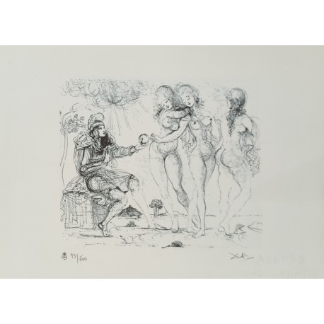 LE PARADIS PERDU - DALI Salvador ( d’après) (1904 - 1989) - Lithographie