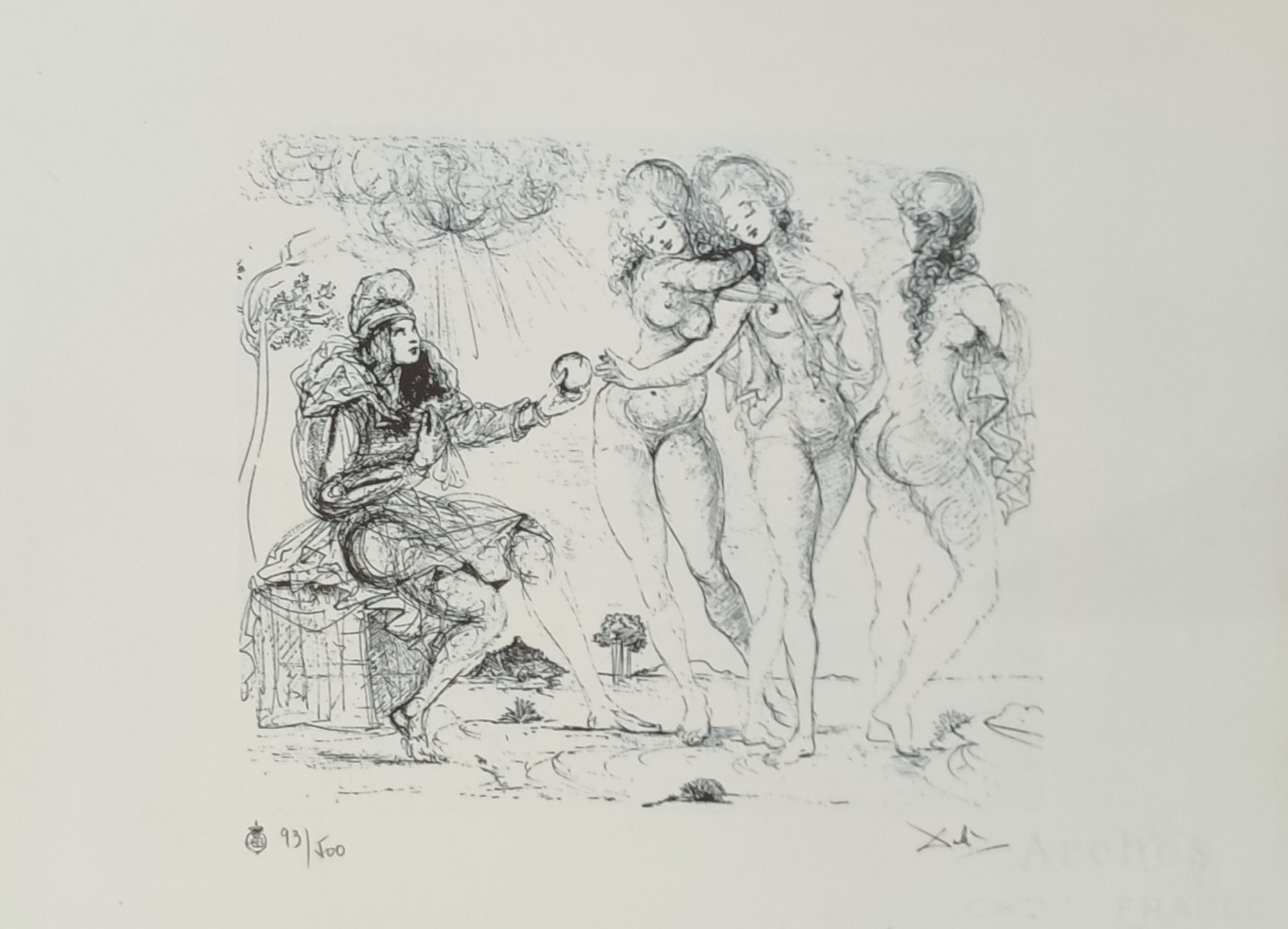 LE PARADIS PERDU - DALI Salvador ( d’après) (1904 - 1989) - Lithographie
