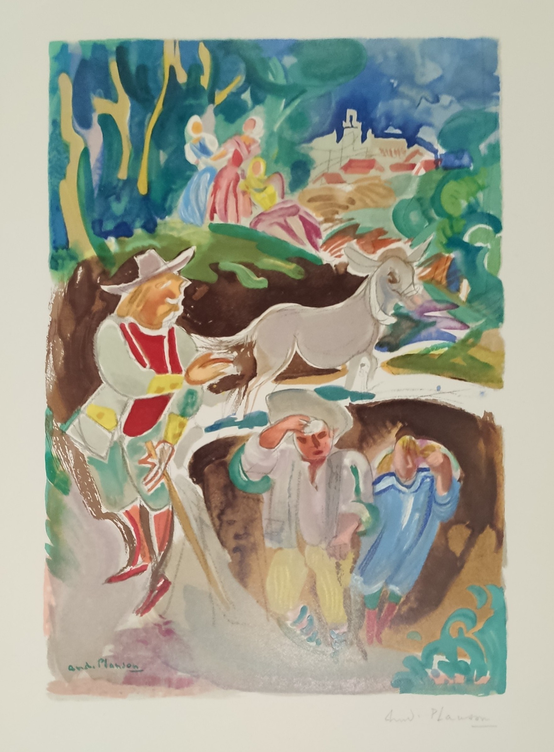 LE BERGER - PLANSON André (1898 - 1981) - Lithographie