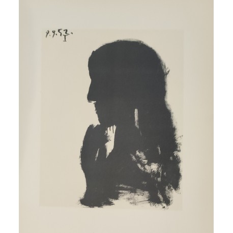 OMBRE DE FEMME - PICASSO Pablo (d'aprés) (1881 - 1973) - Estampe