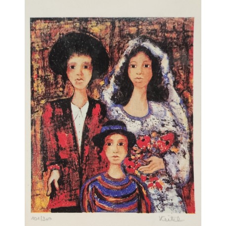 LES JEUNES MARIES - KEITEL Simon (1964 - ) - Sérigraphie