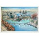 VUE DE PARIS - RAFFLEWSKI Rolf (1943 - ) - Lithographie
