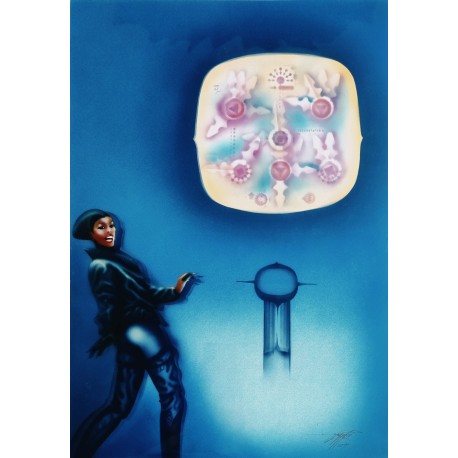 SANS TITRE - RAFFLEWSKI Rolf (1943 - ) - Estampe