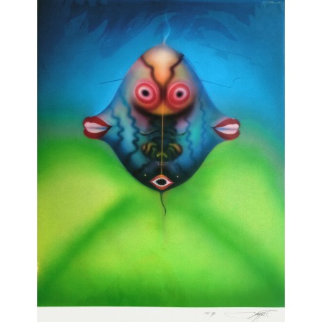 SANS TITRE - RAFFLEWSKI Rolf (1943 - ) - Estampe