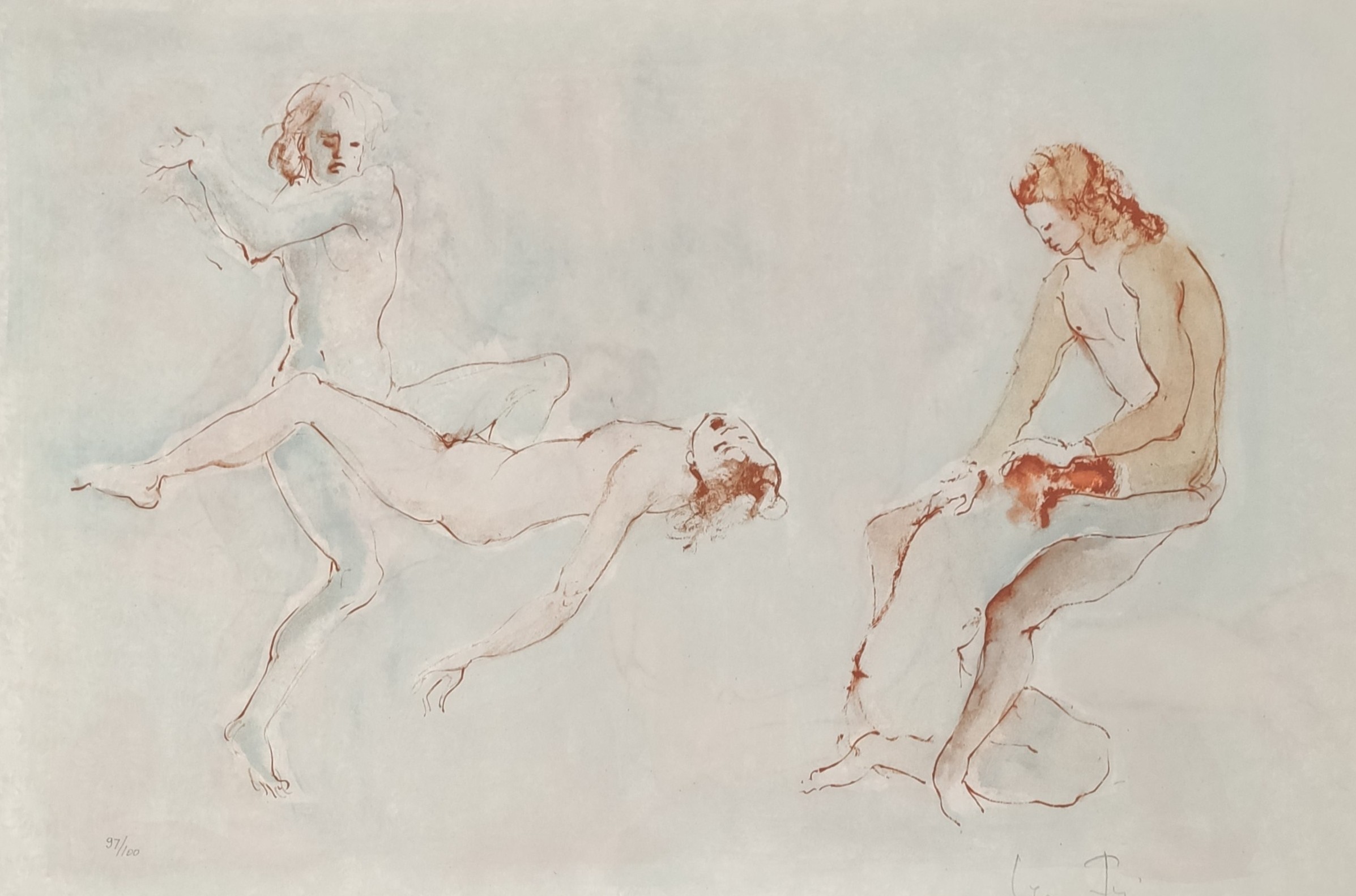 AEROTICS - FINI Léonor (1908 - 1996) - Lithographie
